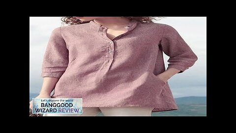 ZANZEA Womens 3/4 Sleeve V Neck Button Down Tops Casual Loose Shirts Review