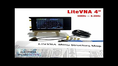 New LiteVNA-64 50KHz ~ 6.3GHz LiteVNA 3.95" Touch Screen Vector Network Analyzer Review