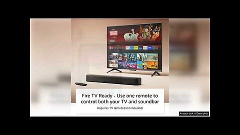 Amazon Fire TV Soundbar, 2.0 speaker with DTS Virtual X and Dolby Review