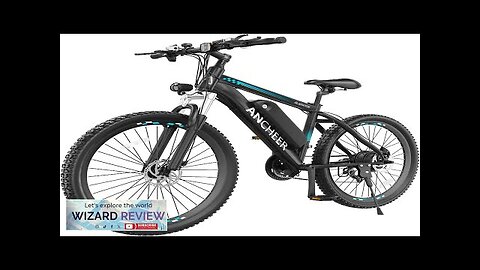 ANCHEER 500W 26" Electric Bike for Adults Peak 750W 48V 10.4Ah Battery Review