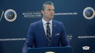 Sec Pete Hegseth delivers keynote address at the Reagan National Defense Forum