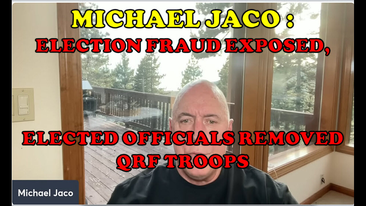 Several states are moving forward to expose election fraud and remove elected officials. QRF troops.