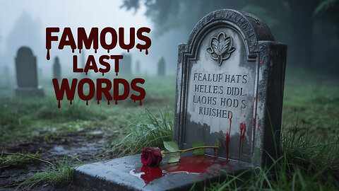 The Strangest Last Words in History