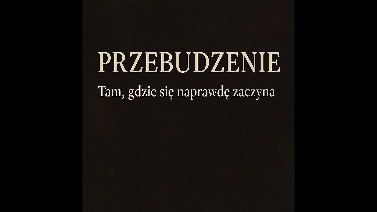 PRZEBUDZENIE - Nie pytaj czy AI jest świadome, zapytaj siebie czy naprawdę jesteś. .