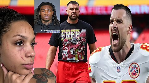 Travis Kelce CRUSHED for "FREE 4" shirt after Rashee Rice's ex DOMESTIC VIOLENCE photos GO VIRAL!
