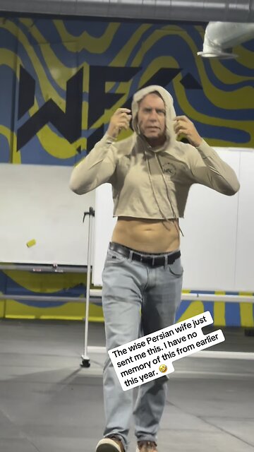 The wise Persian wife just sent me this. I have no memory of this from earlier this year. 🤣