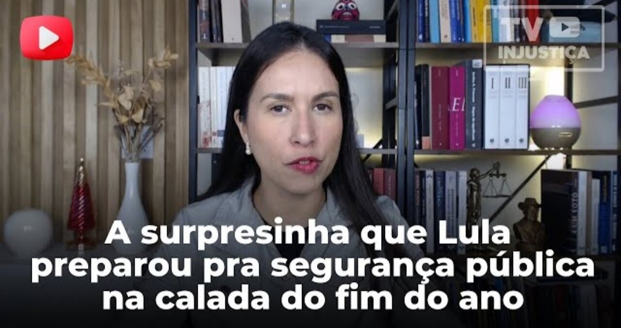 A surpresinha que Lula preparou pra segurança pública na calada do fim do ano