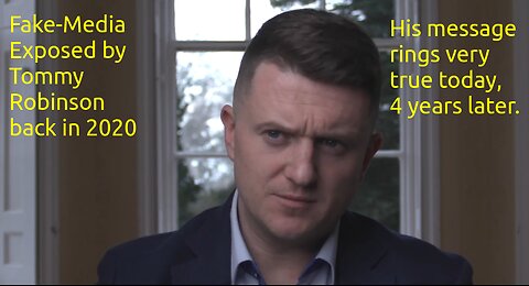 Tommy Robinson Exposes 2020 Mass Media Corruption Run By Talmudic-Freemasons and Luciferians