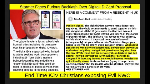 Starmer Faces Furious Backlash Over Digital ID Card Proposal