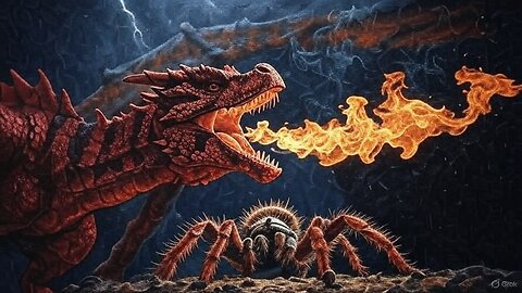 El Dragón rojo y la Bestia Negra.
