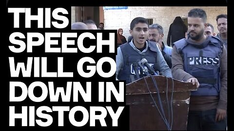 Palestinian Journalist DESTROYS Western Media's Complicity In Genocide: His Devastating Speech