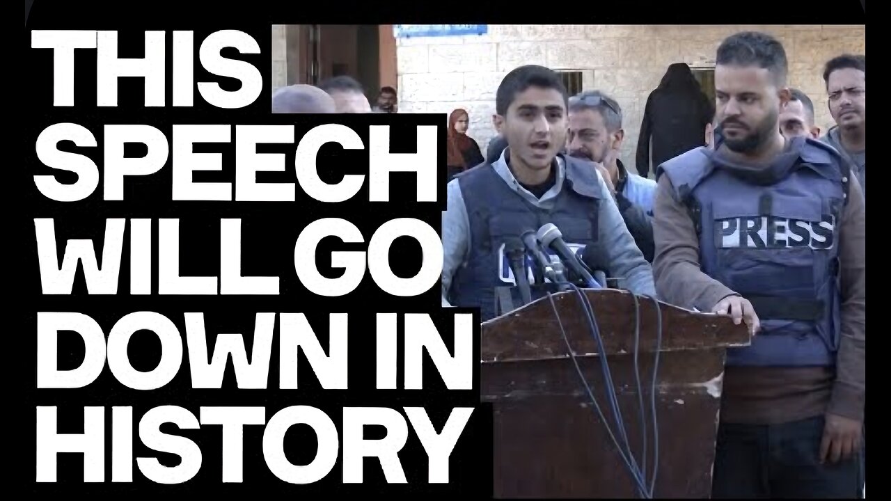 Palestinian Journalist DESTROYS Western Media's Complicity In Genocide: His Devastating Speech