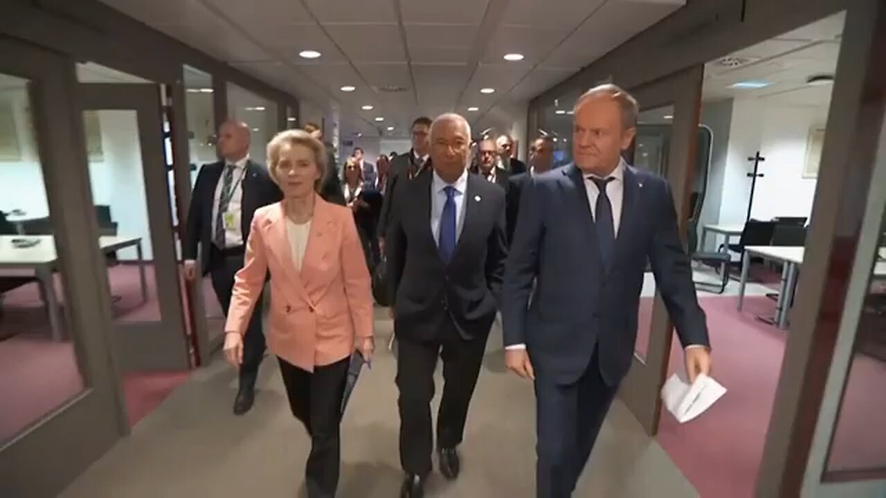 EU leaders speak about US tarrif threat and Trump's Greenland comments