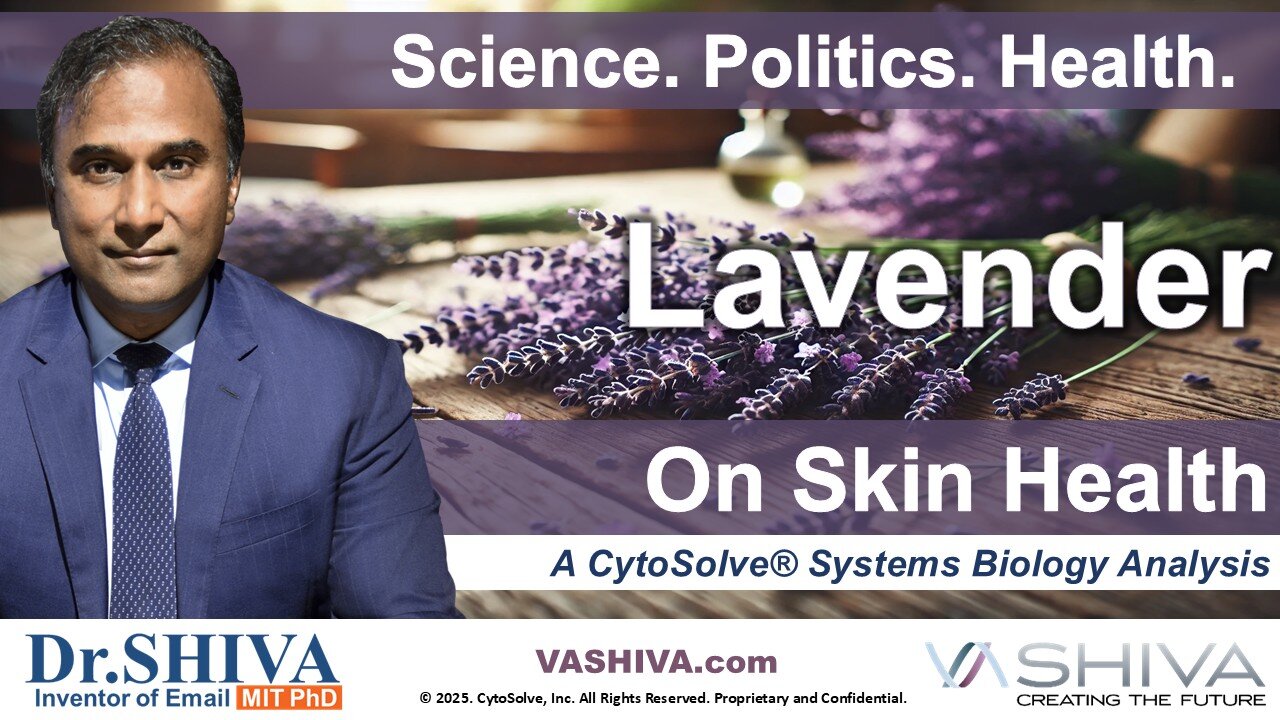 Dr.SHIVA™ LIVE: Lavender on Skin Health @CytoSolve® Systems Analysis