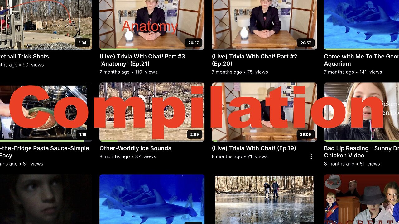 Mash-Up Of Videos So Far