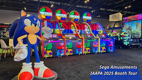 IAAPA 2025 Booth Tour: Sega Amusements (Maimai DX, Daytona Motion Edition, Putt It! Par-Tee, More)
