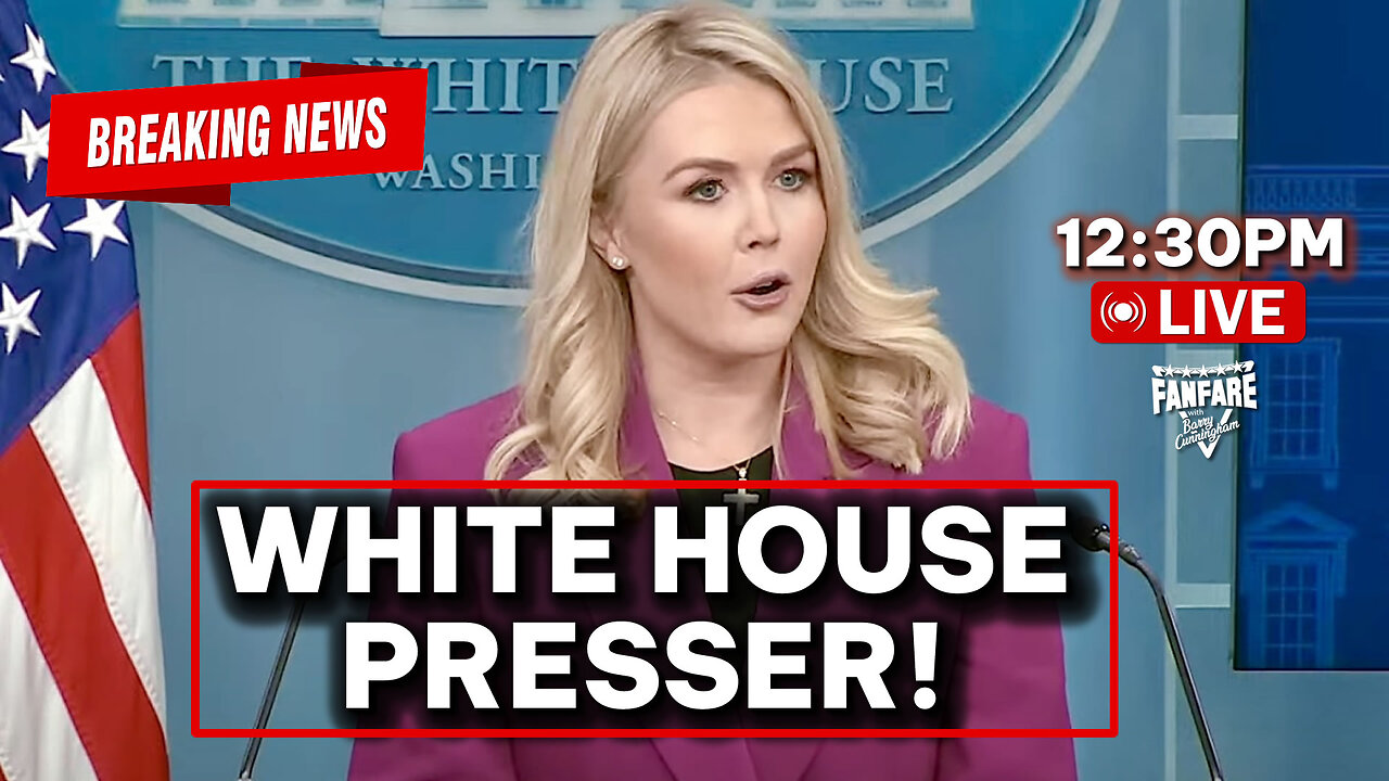 BREAKING NEWS: KAROLINE LEAVITT HOSTS WHITE HOUSE PRESS CONFERENCE | MIKE JOHNSON DAY 35 PRESSER