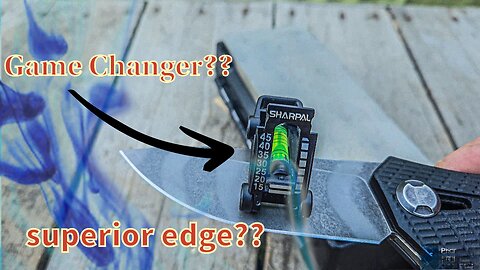 Game Changer for free hand Hand Sharpening?? Sharpal Hold Bubble Sharpening Angle Guide???
