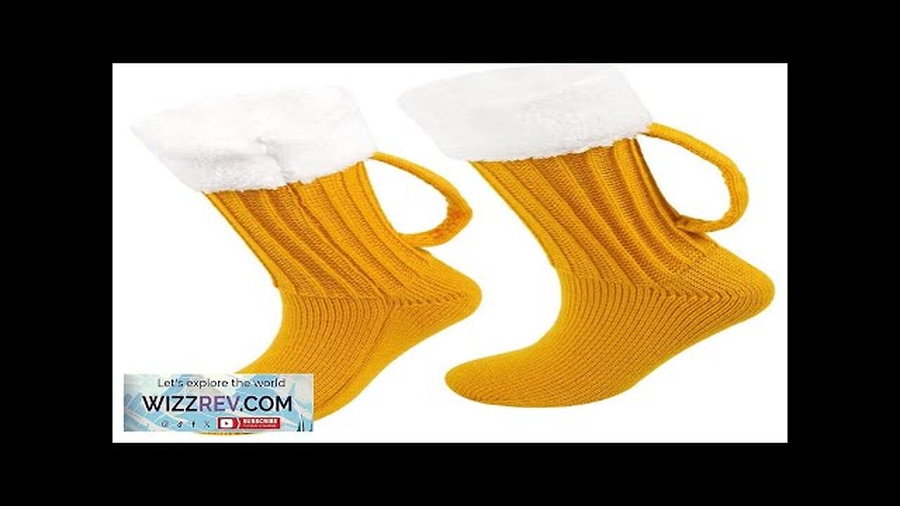 Thick Beer Mug Socks Women Men Autumn Winter Knitted Foot Cover Soft Review