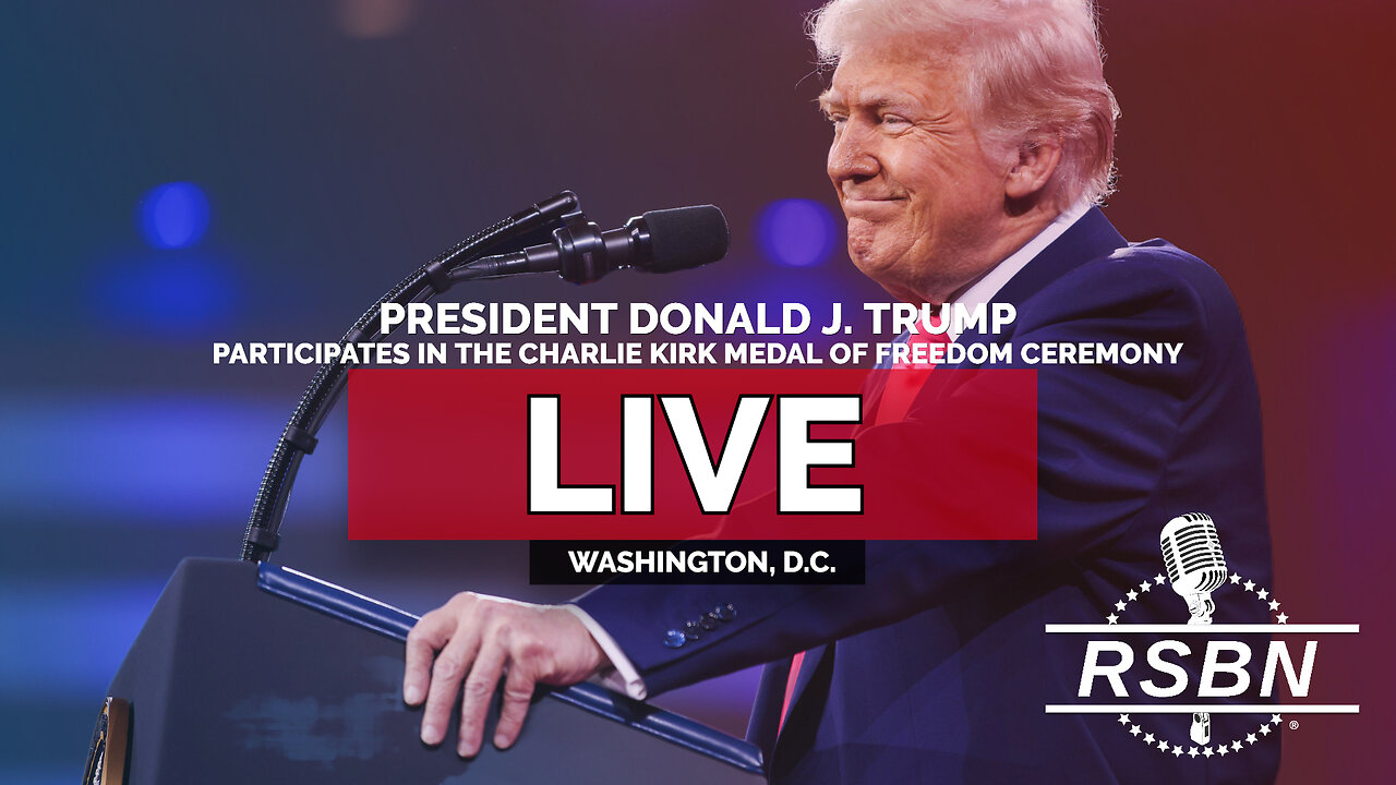 LIVE REPLAY: President Trump Participates in the Charlie Kirk Medal of Freedom Ceremony - 10/14/25