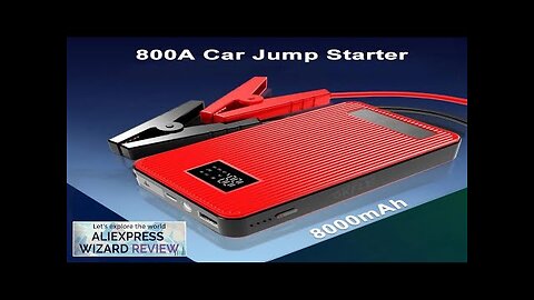 8000mAh Car Battery Jump Starter Portable Car Battery Booster Charger Booster Power Review