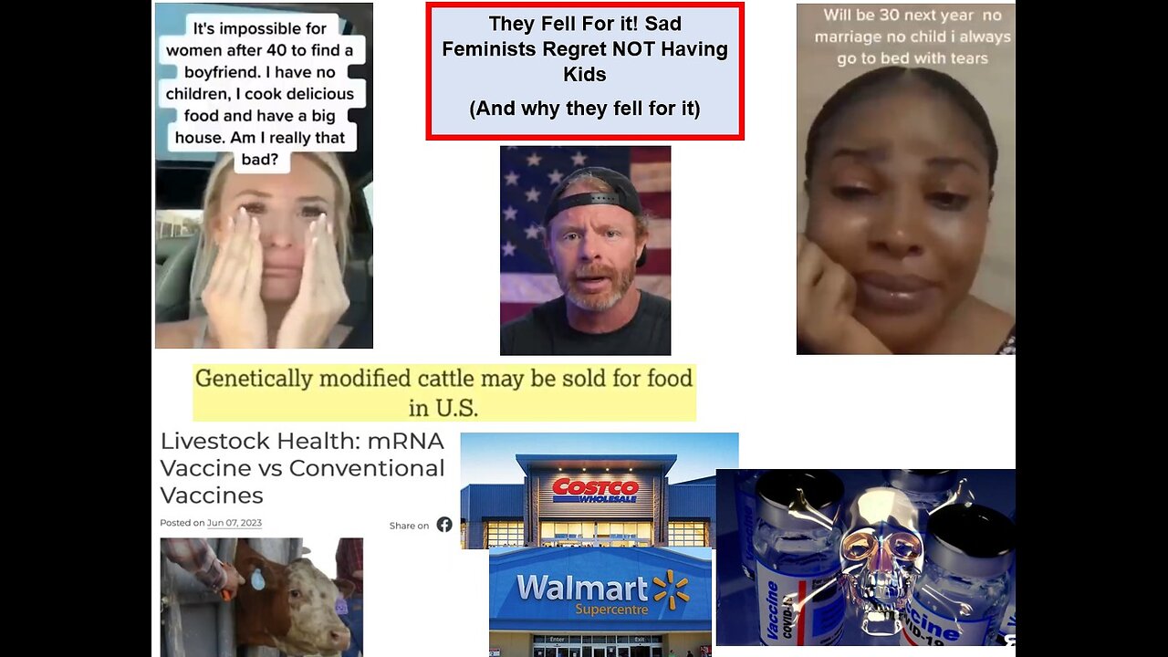 WW3 Update: They Fell For it! Sad Feminists Regret NOT Having Kids (And why they fell for it) 20m