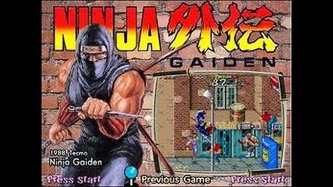 Ninja Gaiden - Arcade Game (1988)