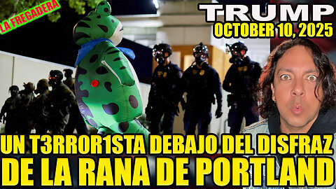 UN T3RROR1STA DEBAJO DEL DISFRAZ DE LA RANA PROTESTANTE DE PORTLAND