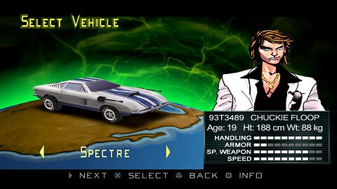 Twisted Metal - Head-On - Route A Spectre (Chuckie Floop) Playthrough