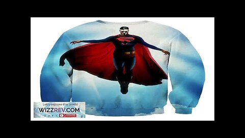 DC Comics Superman In the Sky Design Full Print Sweatshirt Review