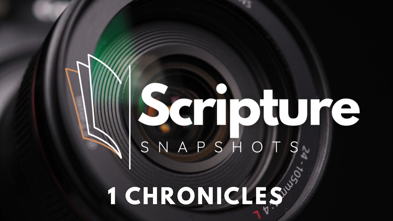 10-05-25 - 1 Chronicles - Dr. Bryan Stensaas