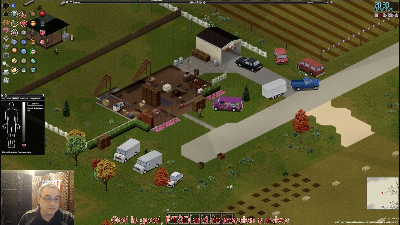 Project Zomboid, expanding the farm