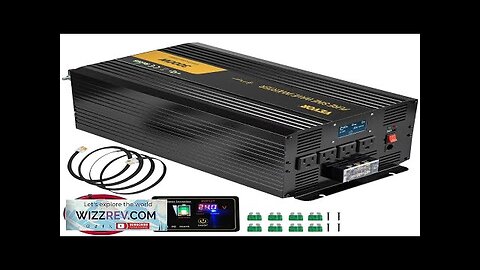 VEVOR Pure Sine Wave Inverter 3000 Watt Power Inverter DC 24V Review