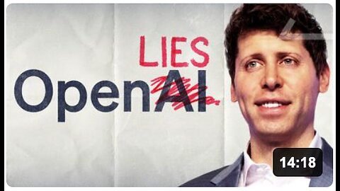 What Sam Altman Doesn't Want You To Know