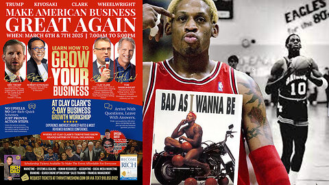 Best Business Podcast | "People That Don't Quit, That Don't Ever Give Up Are the Ones That Become Successful." Donald Trump + The EPIC Dennis Rodman Story | Crawling Through 5 Miles of Crap & Picking Up the NBA's Trash