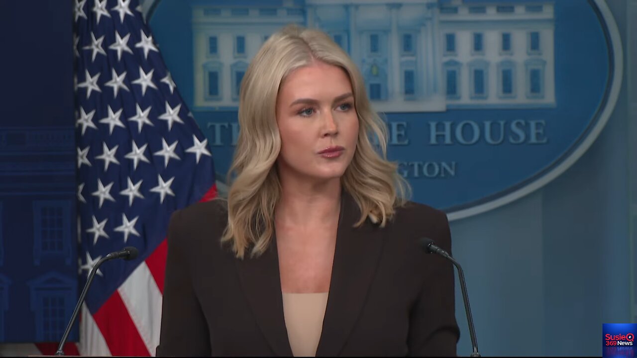 White House press briefing with Karoline Leavitt
