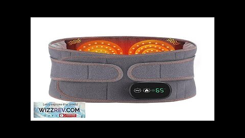 5000mAh Hot Red Light Heating Massage Pads Intelligent 3 Temperature Adjustable Levels Review