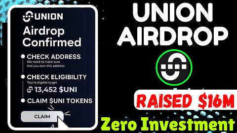 Union Testnet Airdrop Full Guide Free to Join with $270 Million Funding || by Perfect Player