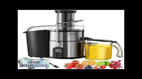 VEVOR Juicer Machine 850W Motor Centrifugal Juice Extractor Easy Clean Centrifugal Review