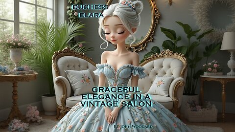 DUCHESS ELARA GRACEFUL ELEGANCE IN A VINTAGE SALON