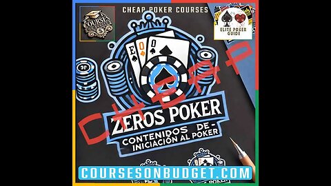 ZerosPoker Contenidos de iniciación al poker