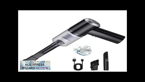 Car Vacuum Cleaner Portable Mini Dust Collector Dry And Wet Home Car Review