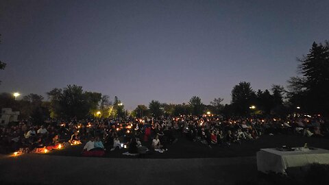 Hundreds Gather at Charlie Kirk Vigil in Winkler Manitoba