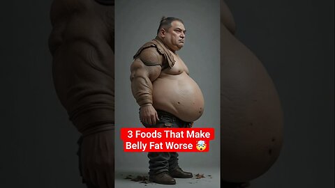 3 Foods That Make Belly Fat Worse ❌ | Stop Eating These! #Shorts #WeightLoss #BellyFat