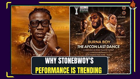 Stonebwoy Shuts Down Morocco With a Powerful Performance at AFCON Last Dance - Ghanaians reacts