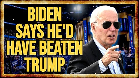 DELUSIONAL Biden REGRETS Dropping Out, Insists HE'D HAVE WON