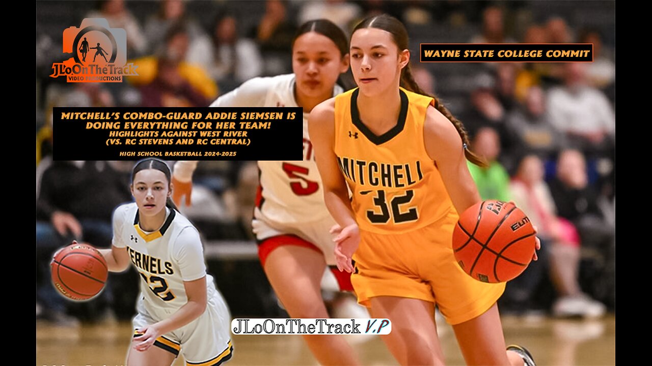 Wayne State Commit Addie Siemsen Highlights vs. RC Central// RC Stevens #jloonthetrack #rapidcity