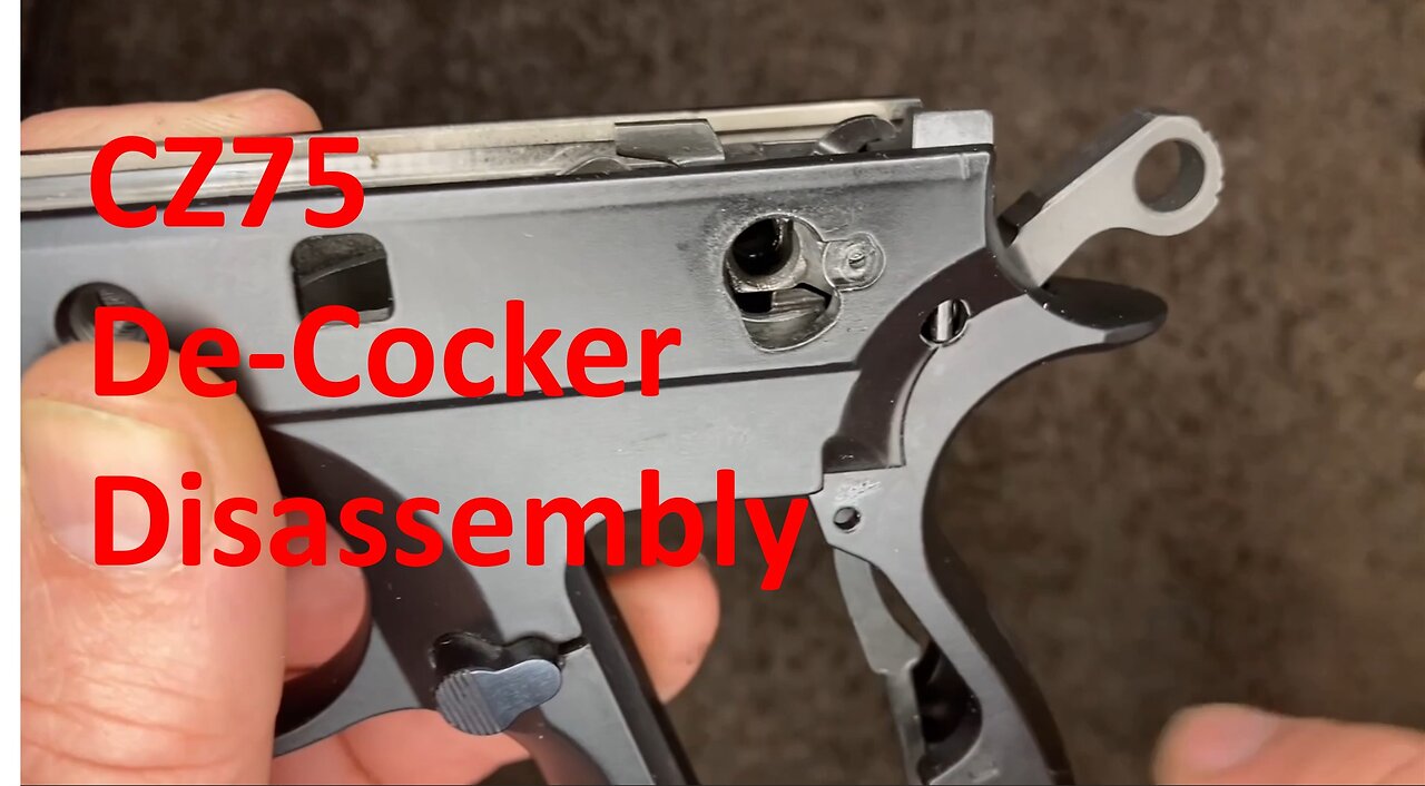 CZ75 P01(De-Cocker) - Part 1, Complete Disassembly