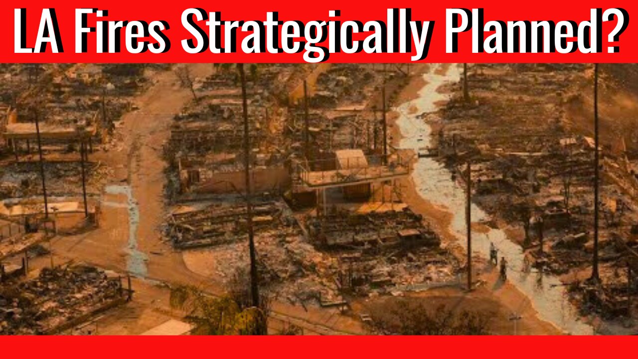 LA Fires DESTROYING Child Trafficking Tunnels? | Build Smart Cities 2028?