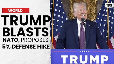 “They can afford it…” Trump Criticises NATO for low defence contributions, pushes for 5% increase